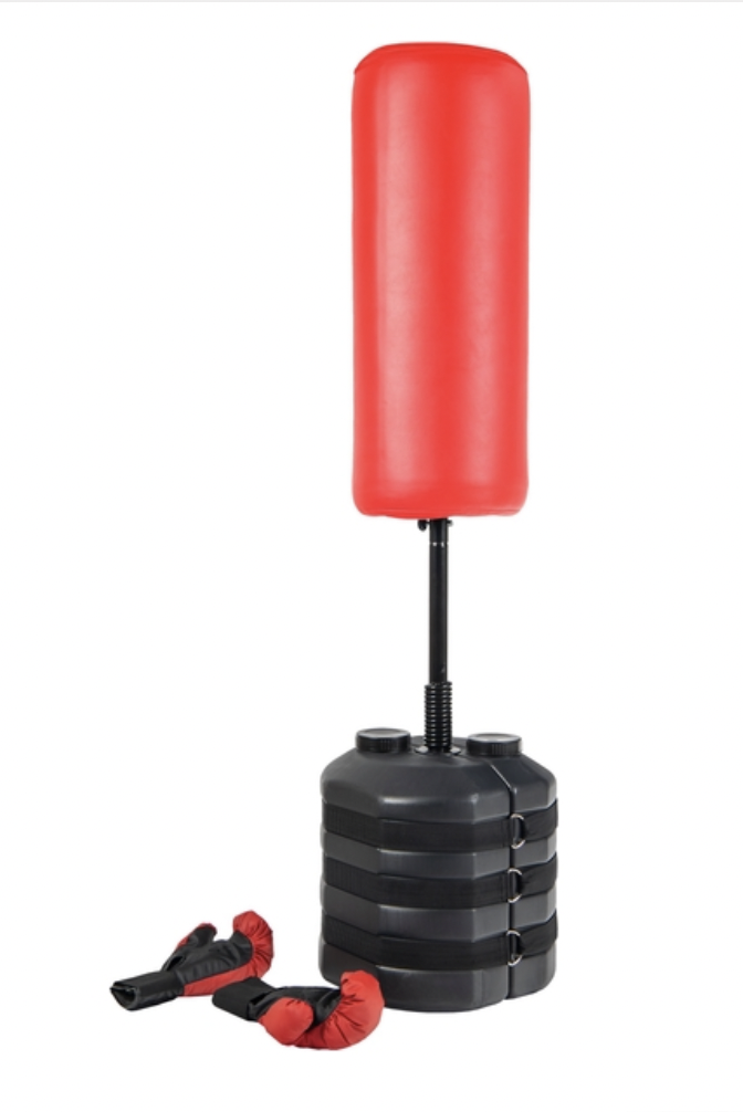 155cm Free Standing Boxing Punch Bag with Gloves Competition Fox