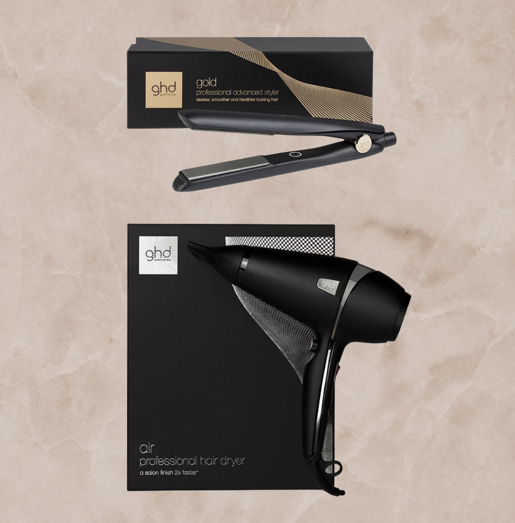 ghd Air® Hairdryer, Black & ghd Gold Hair Straightener, Black - Competition Fox ghd Air® Hairdryer, Black & ghd Gold Hair Straightener, Black - Competition Fox